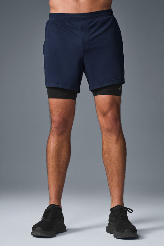 Conquer React 2 — In — 1 Performance Shorts — Navy/Black