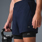 Conquer React 2 — In — 1 Performance Shorts — Navy/Black