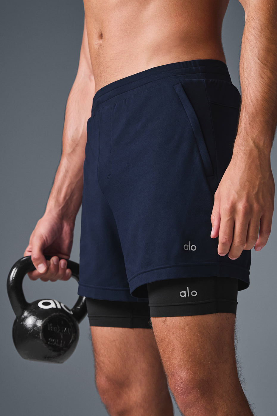 Conquer React 2 — In — 1 Performance Shorts — Navy/Black