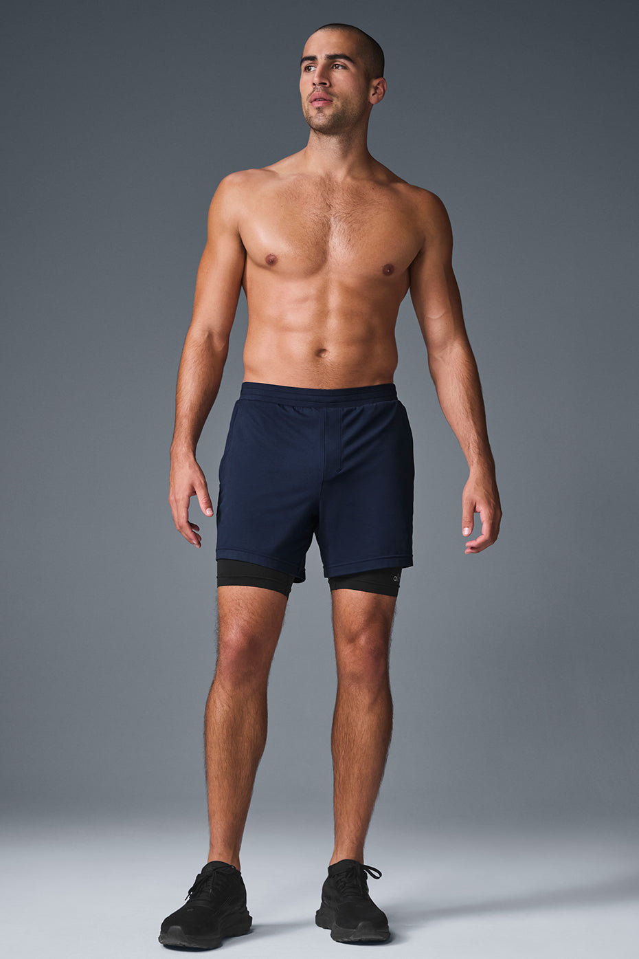 Conquer React 2 — In — 1 Performance Shorts — Navy/Black