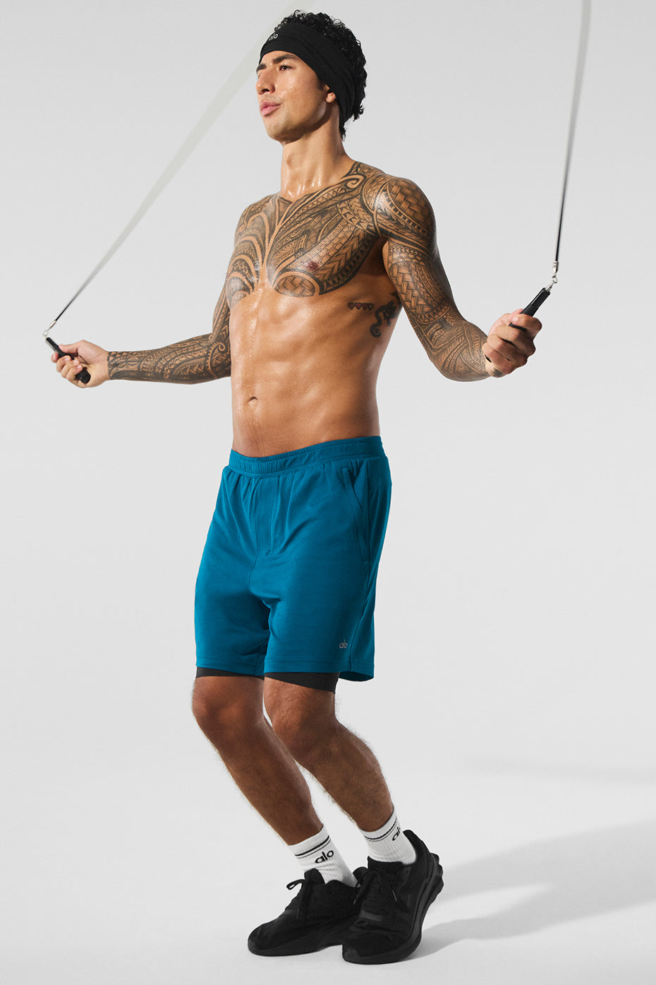 Conquer React 2 — In — 1 Performance Shorts — Eclipse Blue/Black