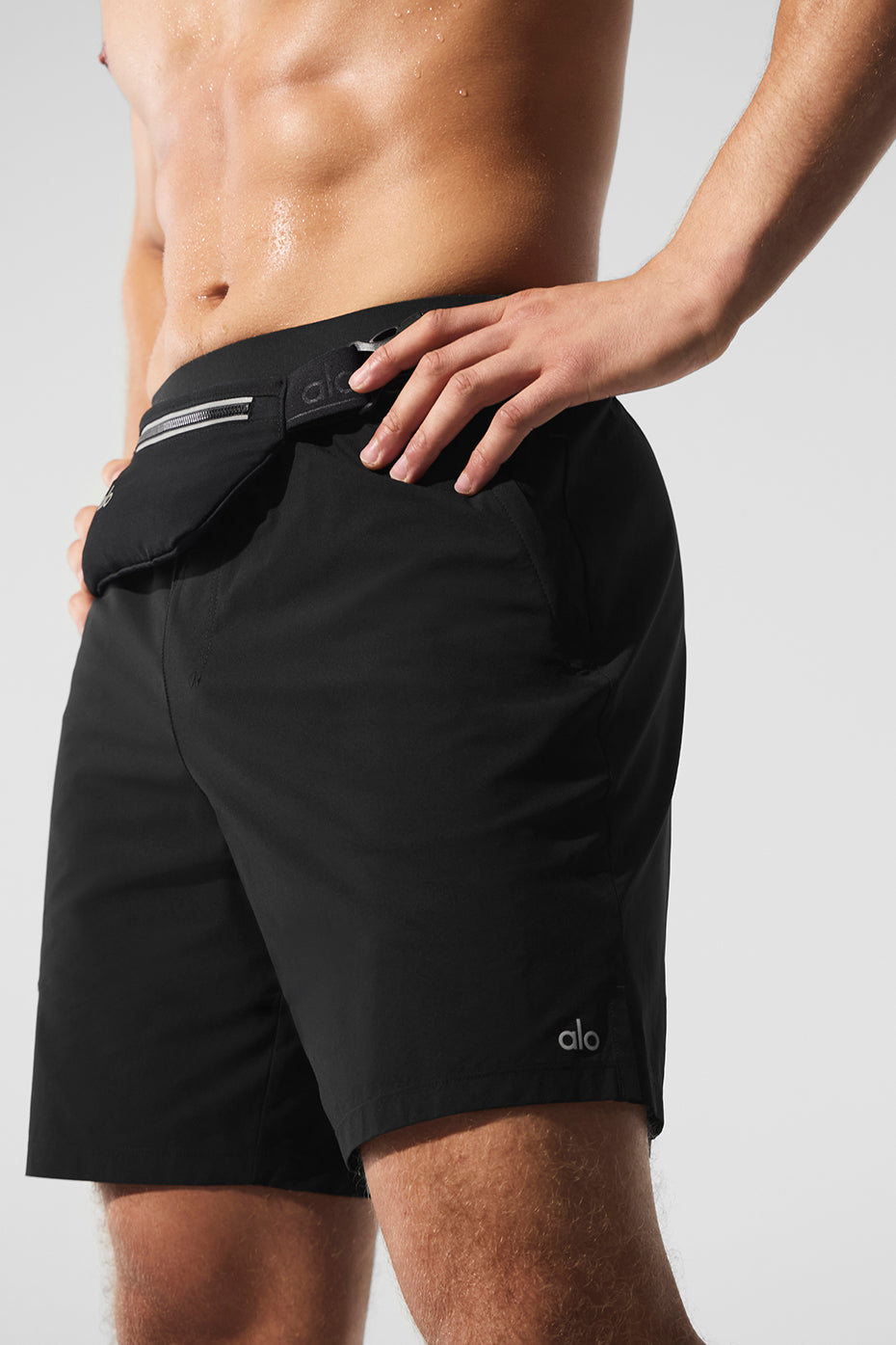7" Repetition Shorts — Black
