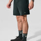 7" Repetition Shorts — Charcoal Green