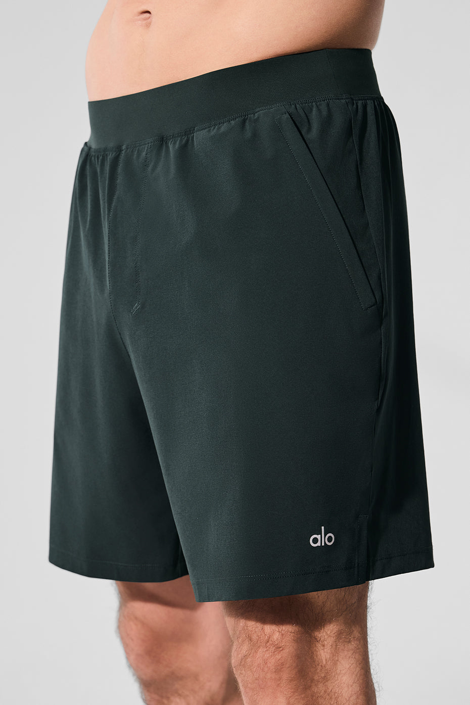 7" Repetition Shorts — Charcoal Green