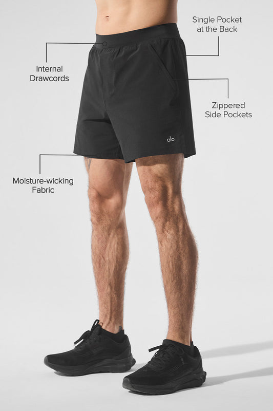5" Repetition Shorts — Black