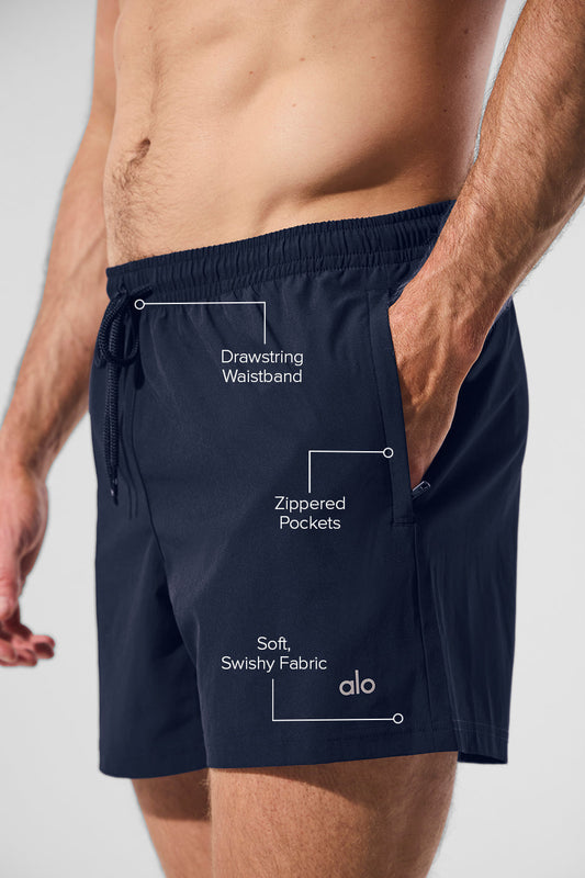 5" Circuit Shorts — Navy
