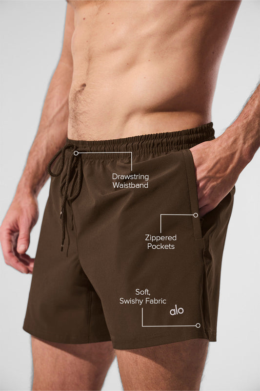 5" Circuit Shorts — Espresso