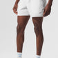 5" Traction Running Shorts — White