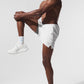 5" Traction Running Shorts — White
