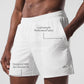 5" Traction Running Shorts — White