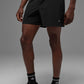 5" Traction Running Shorts — Black