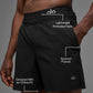 5" Traction Running Shorts — Black