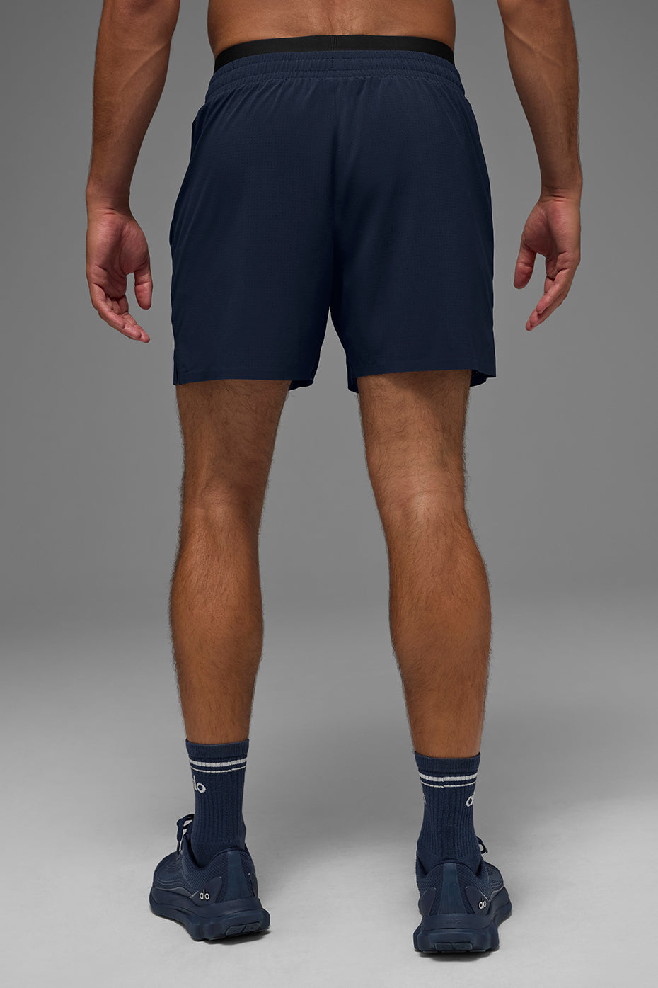 5" Traction Running Shorts — Navy