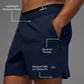 5" Traction Running Shorts — Navy