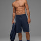 7" Sports Club Sweater Knit Shorts — Navy