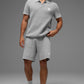 7" Sports Club Sweater Knit Shorts — Athletic Heather Grey