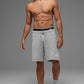 7" Sports Club Sweater Knit Shorts — Athletic Heather Grey