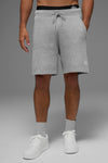 7" Sports Club Sweater Knit Shorts — Athletic Heather Grey