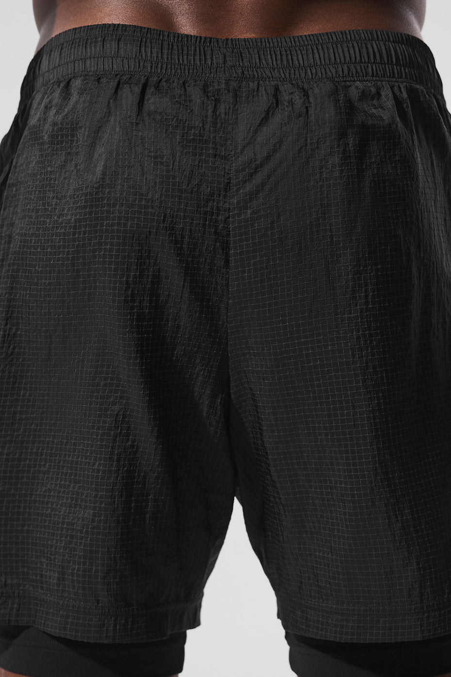 5" Game Time Ripstop 2 — In — 1 Shorts — Black/Black