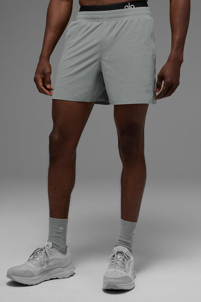 5" Traction Running Shorts — Lunar Grey