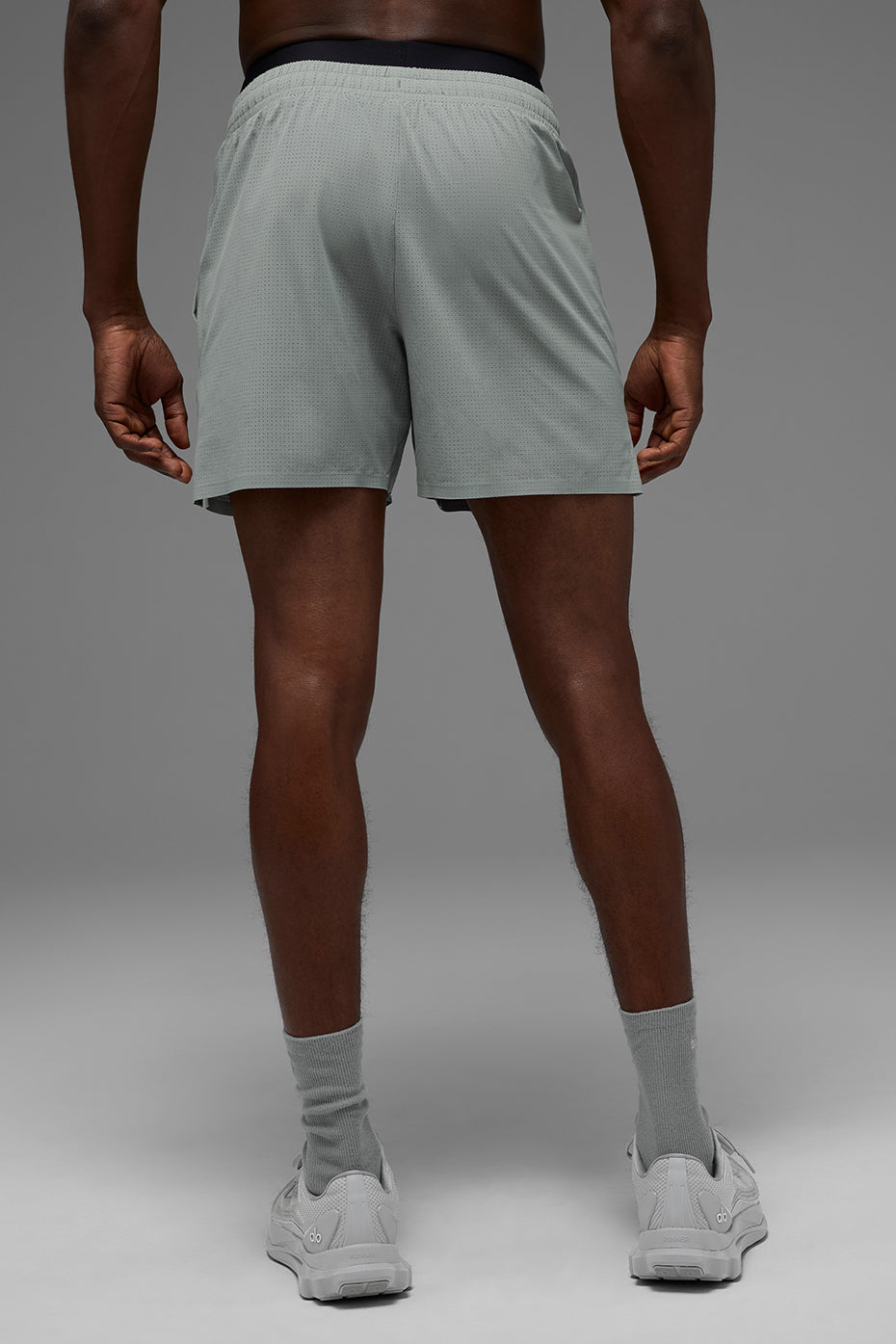 5" Traction Running Shorts — Lunar Grey