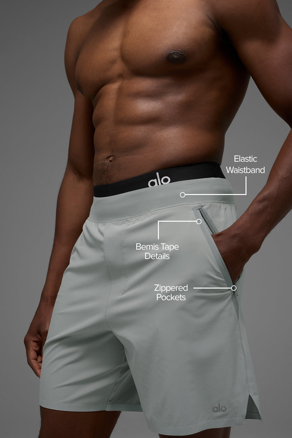 7" Repetition Pro Shorts — Lunar Grey