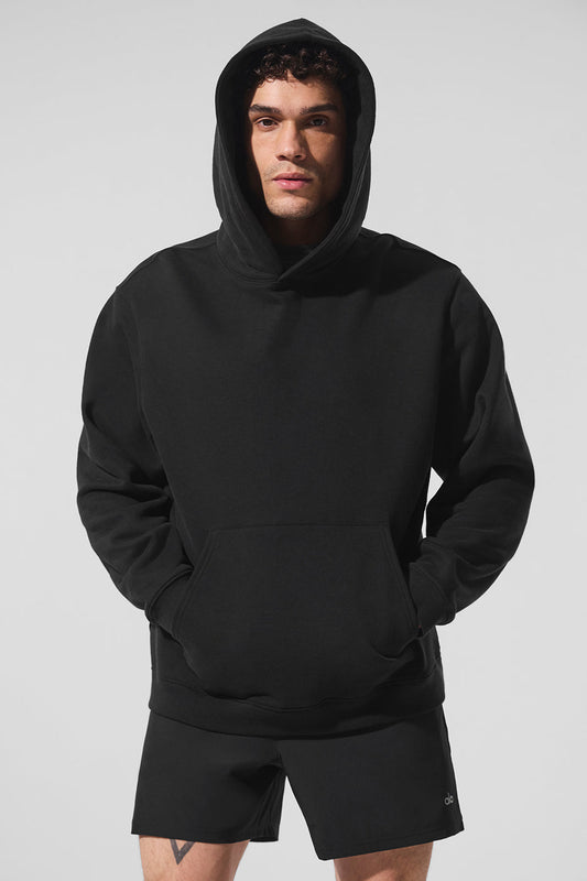 Renown Heavy Weight Hooded Sweatshirt — Black