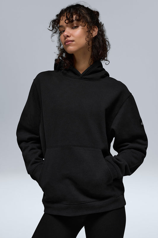 Renown Heavy Weight Hooded Sweatshirt — Black