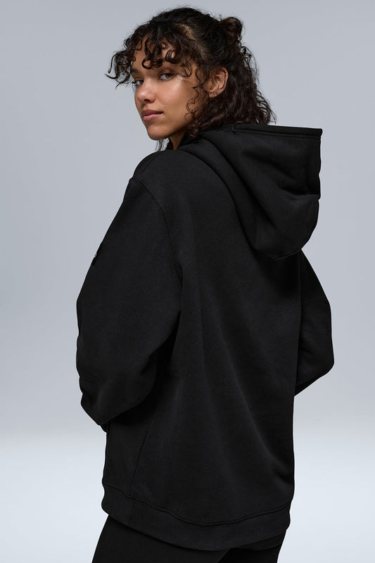 Renown Heavy Weight Hooded Sweatshirt — Black