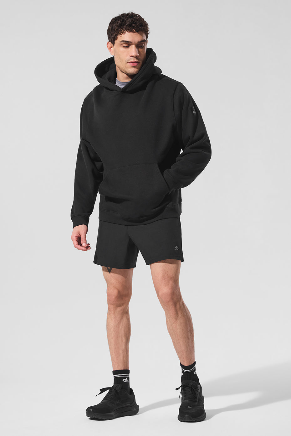 Renown Heavy Weight Hooded Sweatshirt — Black