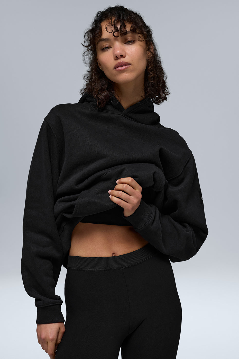 Renown Heavy Weight Hooded Sweatshirt — Black