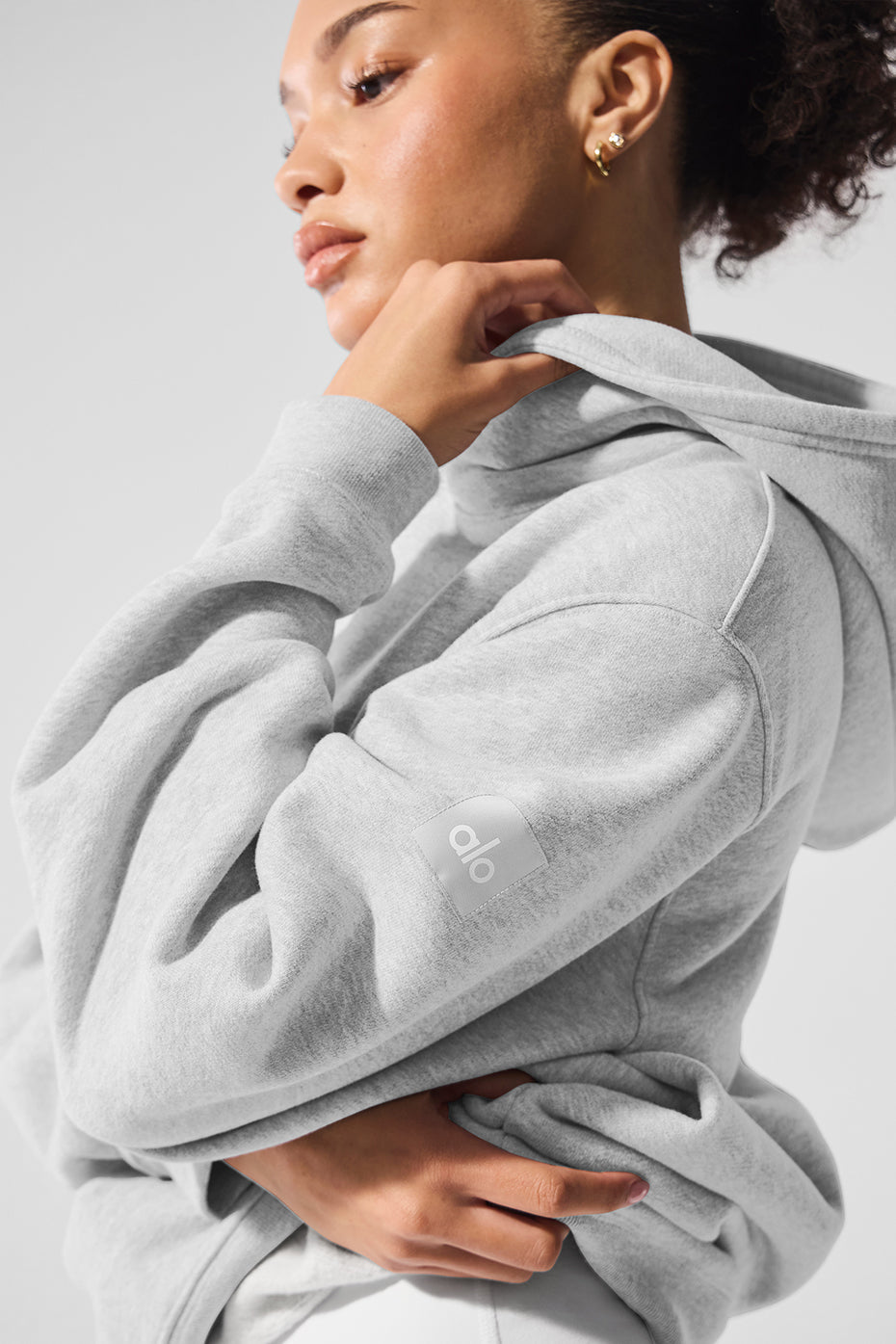 Renown Heavy Weight Hooded Sweatshirt — Athletic Heather Grey