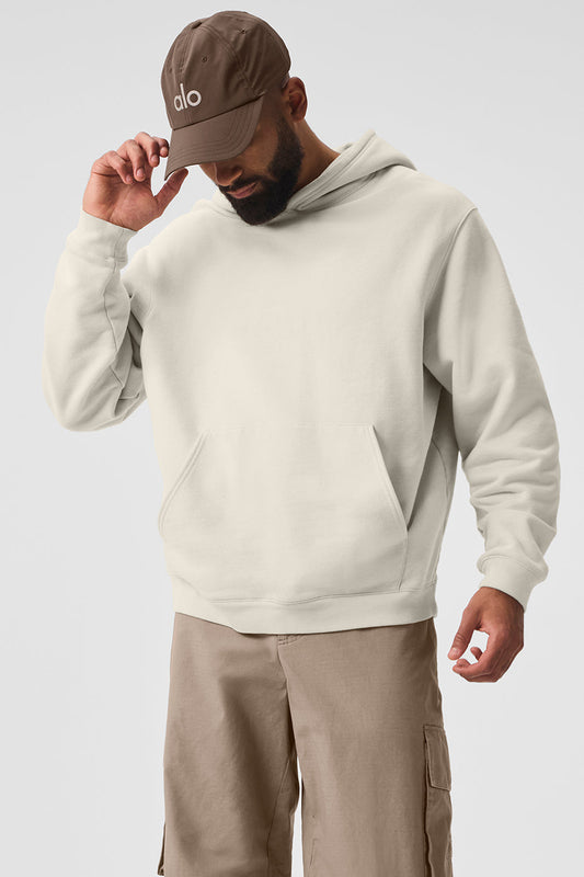 Renown Heavy Weight Hooded Sweatshirt — Bone