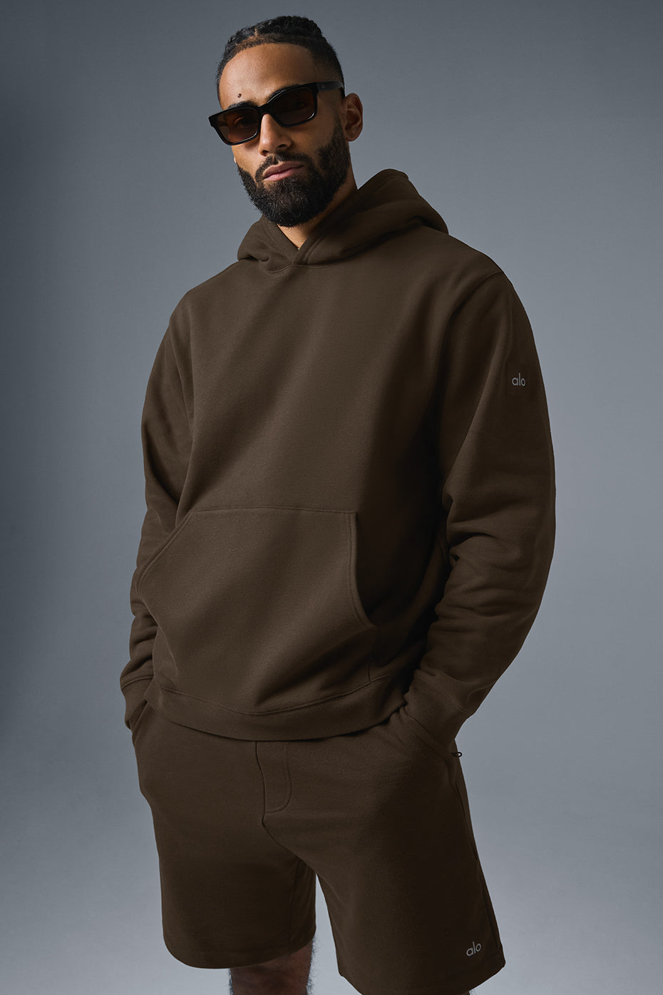 Renown Heavy Weight Hooded Sweatshirt — Espresso