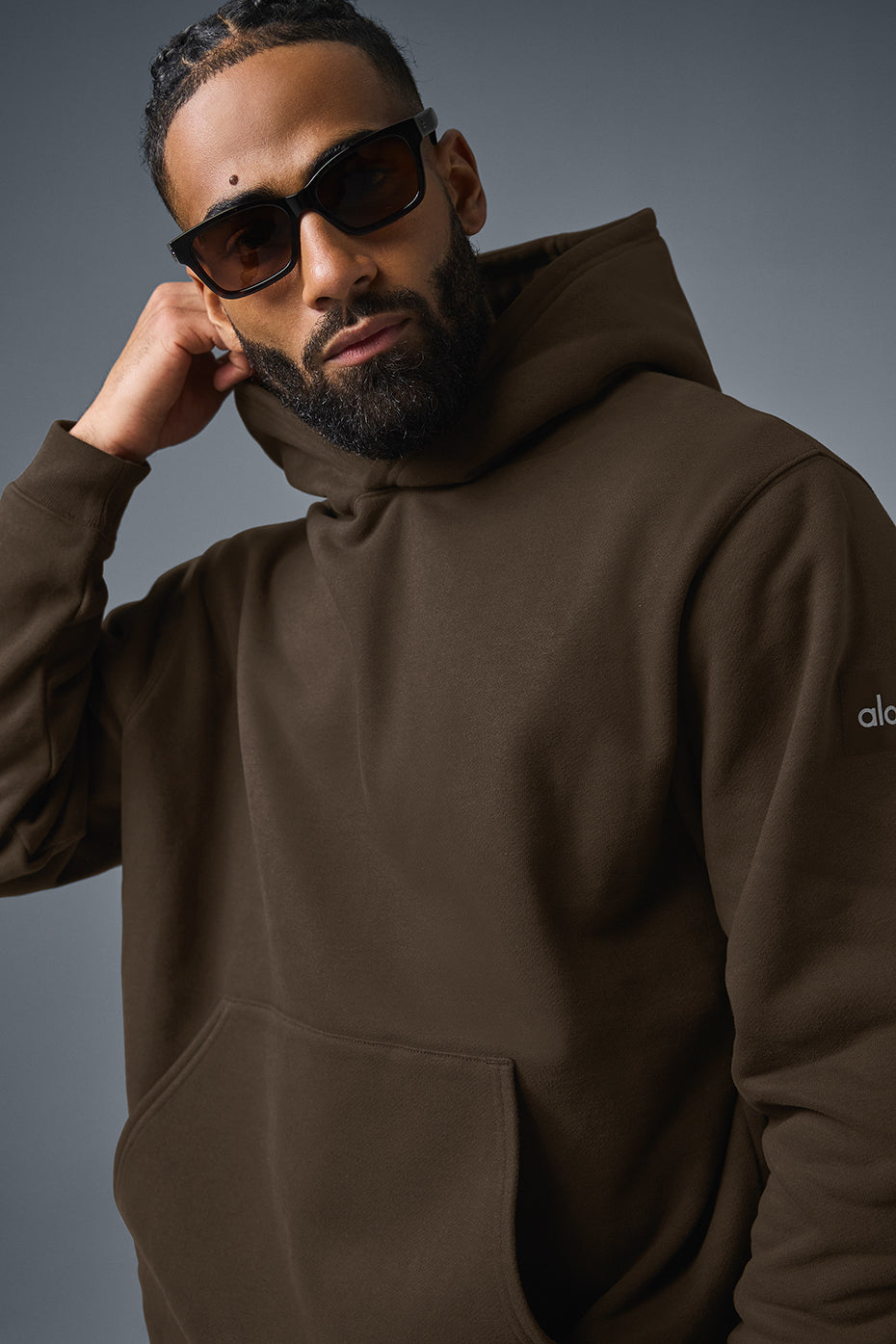 Renown Heavy Weight Hooded Sweatshirt — Espresso