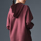 Renown Heavy Weight Hooded Sweatshirt — Burgundy Truffle