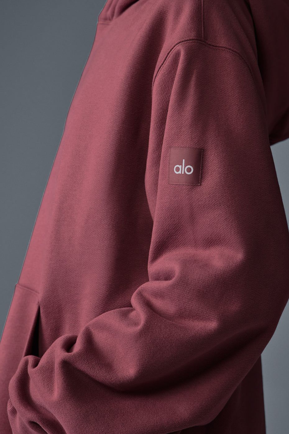 Renown Heavy Weight Hooded Sweatshirt — Burgundy Truffle