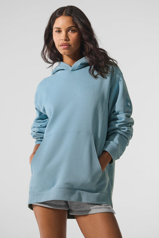 Renown Heavy Weight Hooded Sweatshirt — Celestial Blue