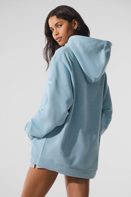 Renown Heavy Weight Hooded Sweatshirt — Celestial Blue