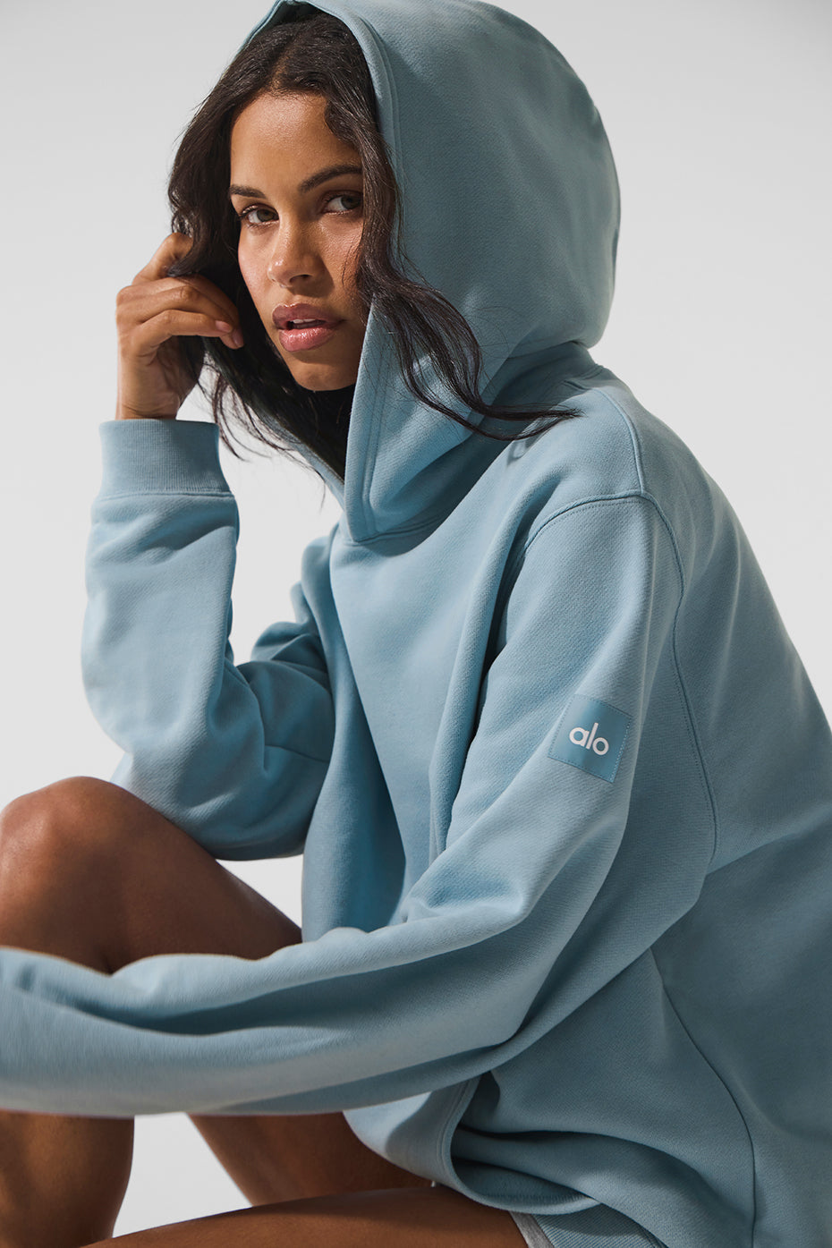 Renown Heavy Weight Hooded Sweatshirt — Celestial Blue