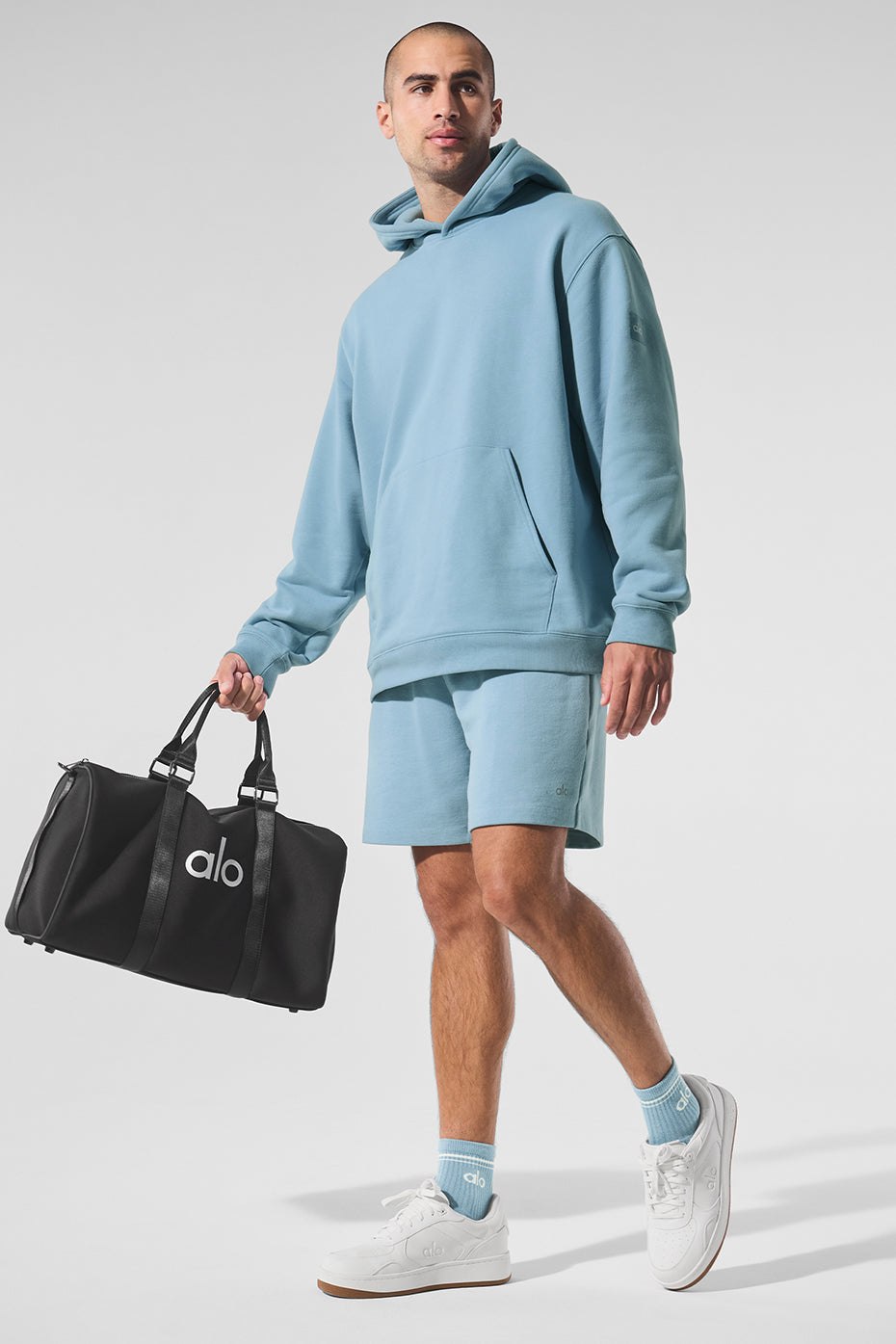 Renown Heavy Weight Hooded Sweatshirt — Celestial Blue