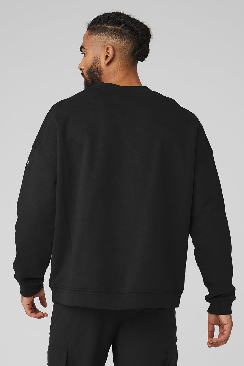 Renown Heavy Weight Crew Neck Crew Sweatshirt — Black