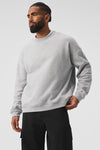 Renown Heavy Weight Crew Neck Crew Sweatshirt — Athletic Heather Grey