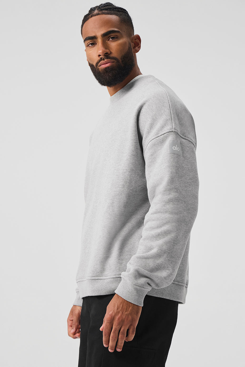 Renown Heavy Weight Crew Neck Crew Sweatshirt — Athletic Heather Grey