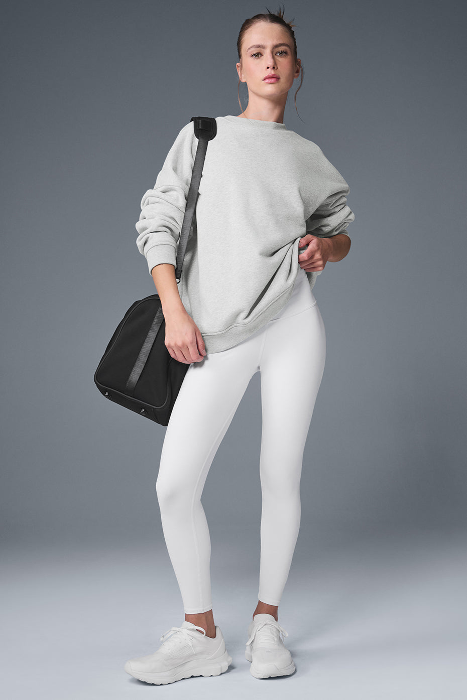 Renown Heavy Weight Crew Neck Crew Sweatshirt — Athletic Heather Grey