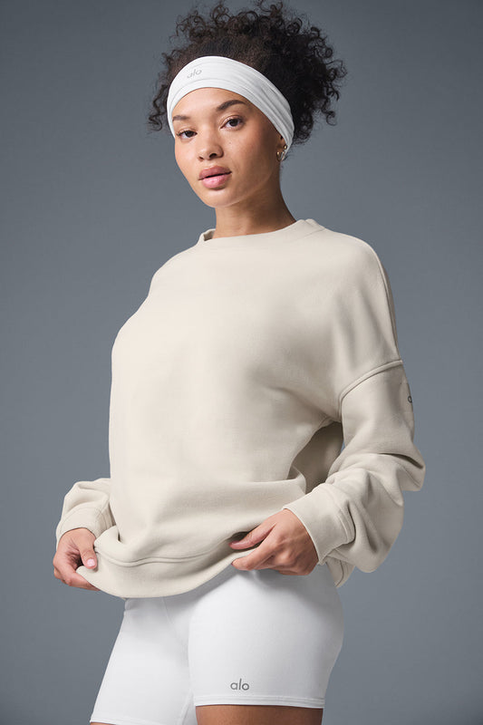 Renown Heavy Weight Crew Neck Crew Sweatshirt — Bone