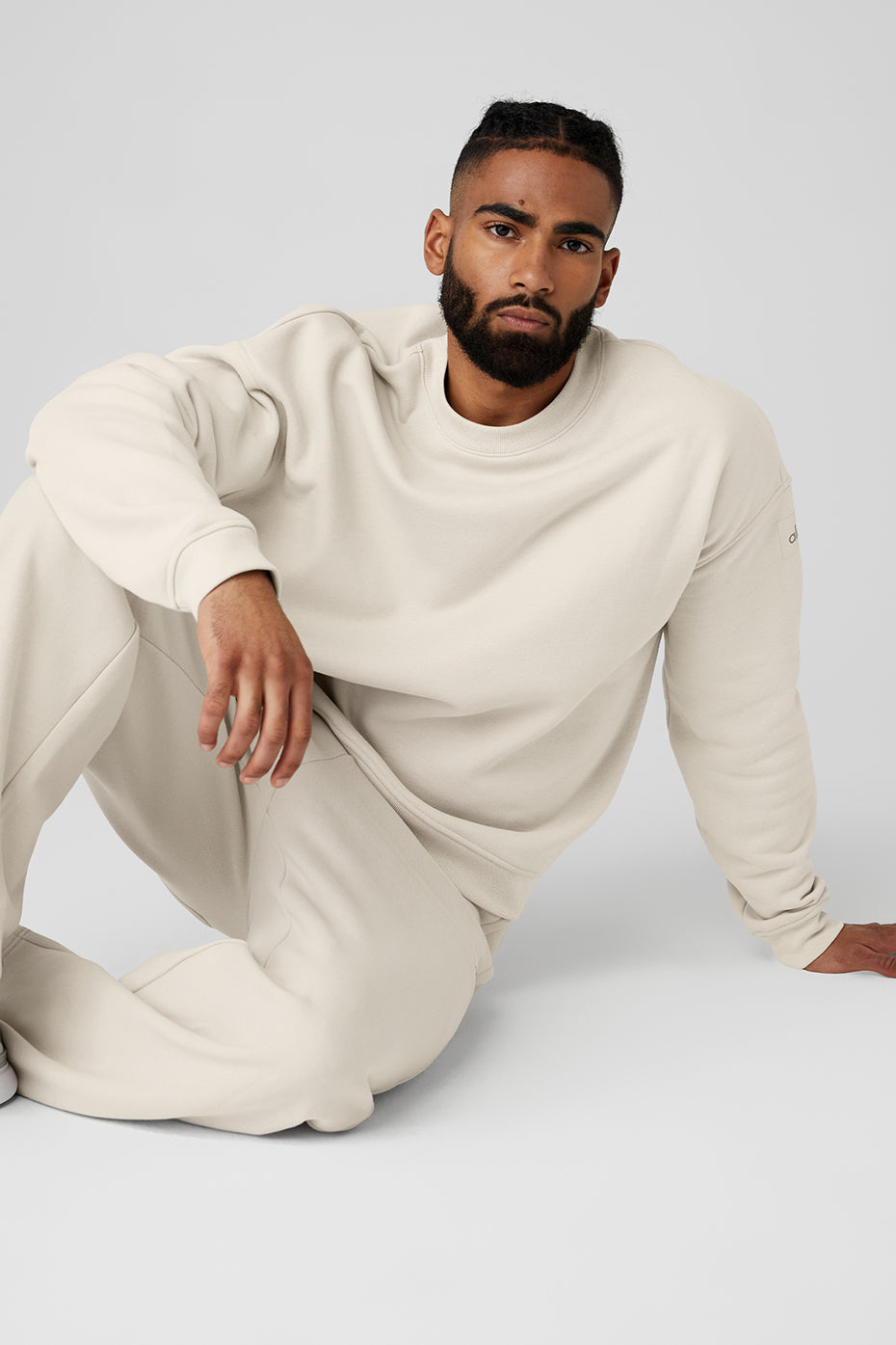 Renown Heavy Weight Crew Neck Crew Sweatshirt — Bone