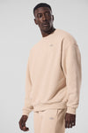 Accolade Crew Neck Crew Sweatshirt — Macadamia