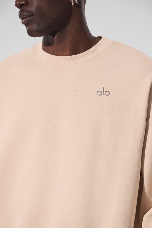 Accolade Crew Neck Crew Sweatshirt — Macadamia