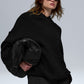Scholar Hooded Sweater — Black
